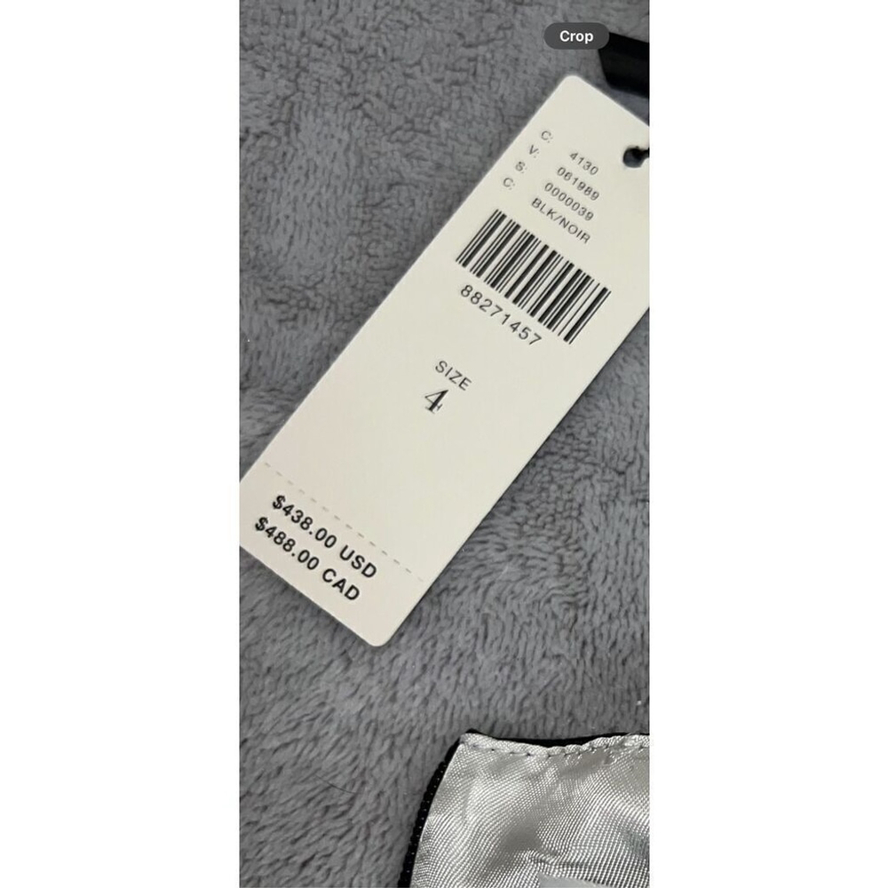Anthropologie Chic Black Sexy Scoop-Neck Midi Party Dress 4 - Picture 7 of 11